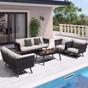 Canap&eacute; confortable imperm&eacute;able de jardin ext&eacute;rieur contemporain