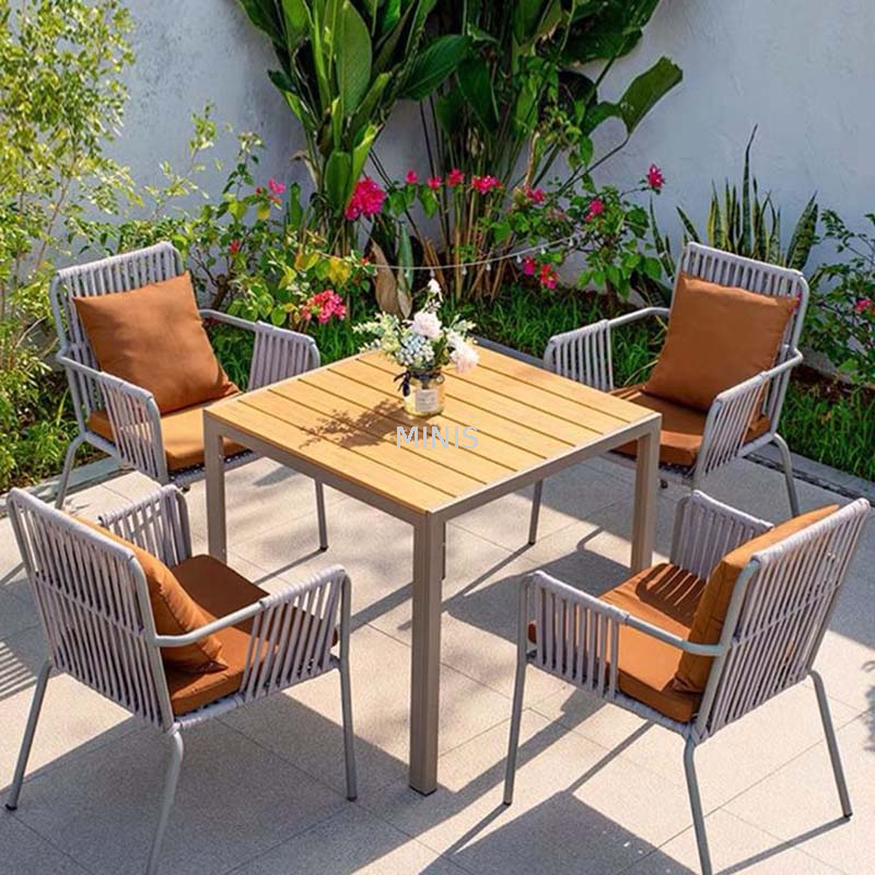 Jard&iacute;n al aire libre Balc&oacute;n Mesa de caf&eacute; Silla de comedor de ocio