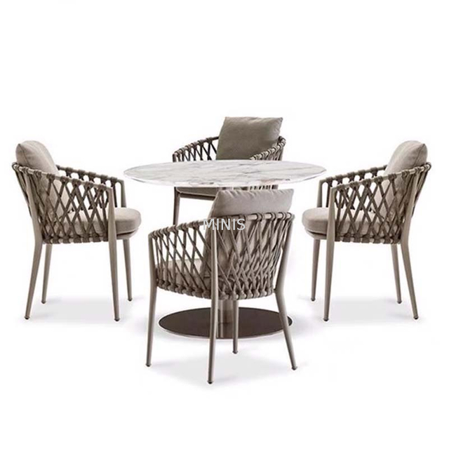 Jard&iacute;n al aire libre Balc&oacute;n Mesa de caf&eacute; Silla de comedor de ocio