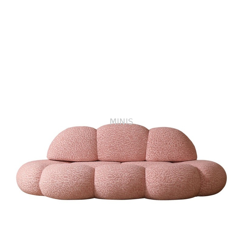 Sof&aacute; Muebles Sof&aacute; creativo de tela de terciopelo en forma de nube