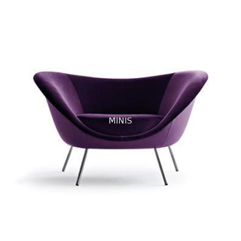 Chaise confortable de tissu de salon de salon d'h&ocirc;tel de salon