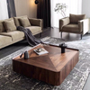 Sal&oacute;n Sala de estar Mesa de centro de madera cuadrada con cajones