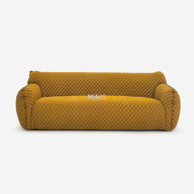 Chaise de loisirs &agrave; ossature bois en tissu pour salon ou chambre &agrave; coucher