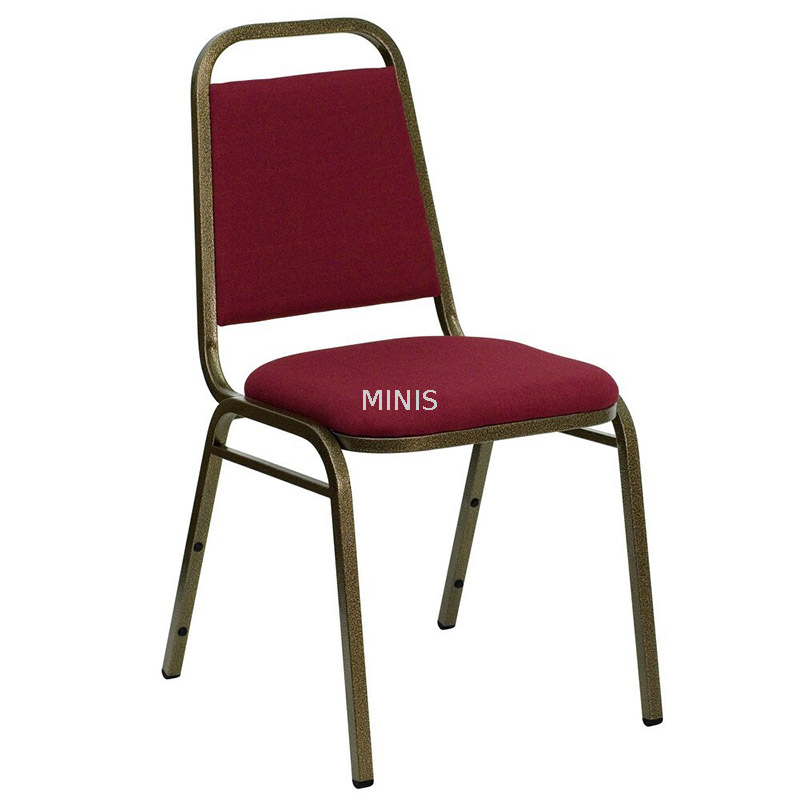Banquet d'h&ocirc;tel dinant la chaise d'auditorium de tissu en m&eacute;tal d'&eacute;glise 