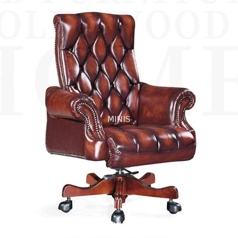 Silla de oficina de cuero c&oacute;moda ejecutiva Good Furntiure